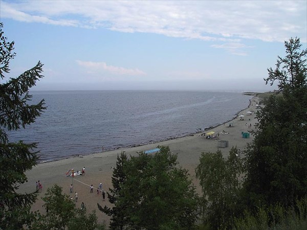 Фото 2. Байкал. Пляж в Северобайкальске