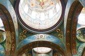 Внутри Новоафонского монастыря