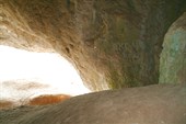 Голубиная пещера. Вид с входа