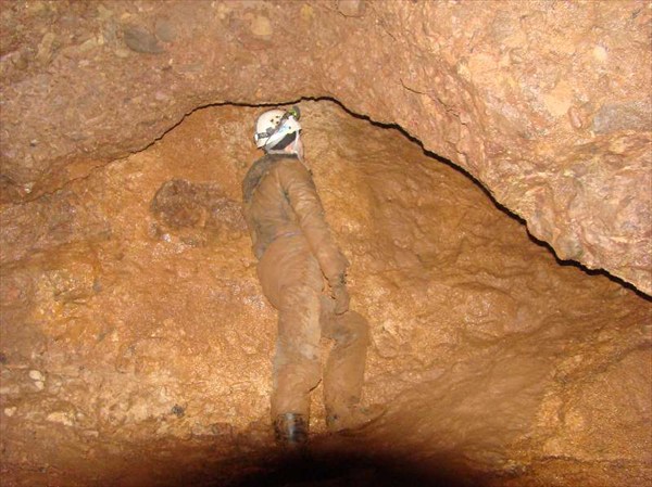 В пещере Большая Орешная