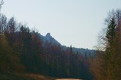 Вид на Колпаки с дороги, со стороны Медведки