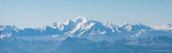 Панорама Монблана (с самолета)