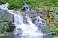4,15 Второй Харатасский водопад.