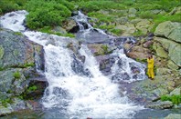 4,15 Второй Харатасский водопад.