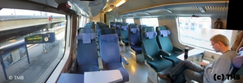 Финские поезда чрезвычайно комфортны