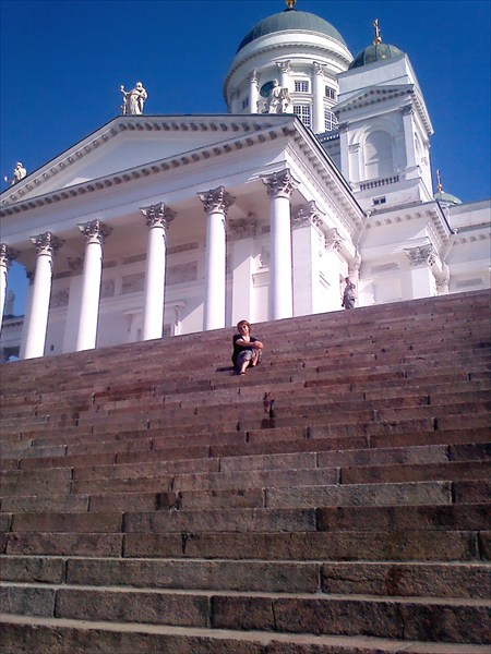 Кафедральный храм на центральной площади Хельсинки