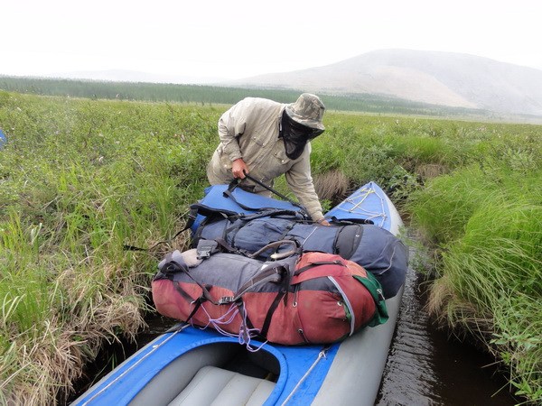 Проход по протоке.