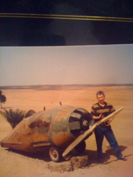 9B64C9F9Место "гибели"Антуана деСентэкзюпери в Сахаре.