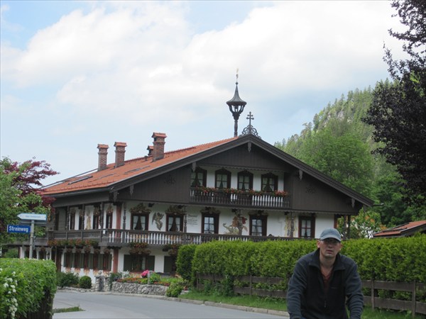 Типичный южнобаварский домик