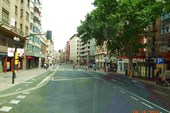 На улицах Сарагосы.