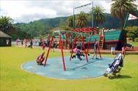 В детскую площадку в Пиктоне влюбились все)-город Пиктон