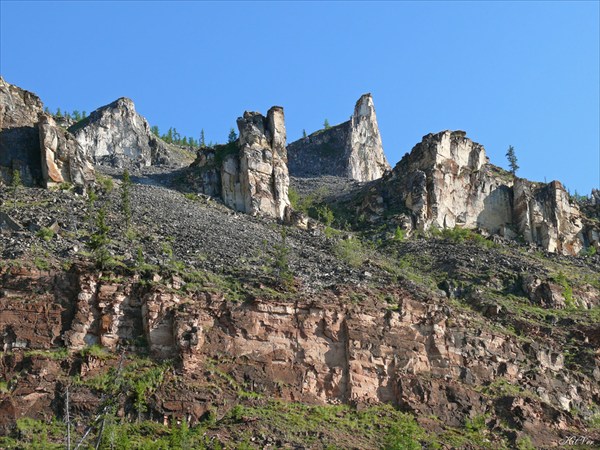 Мелкие скалы