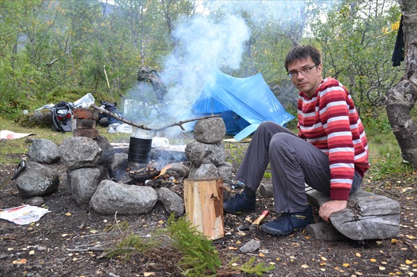 Лагерь. Ночёвка № 2.