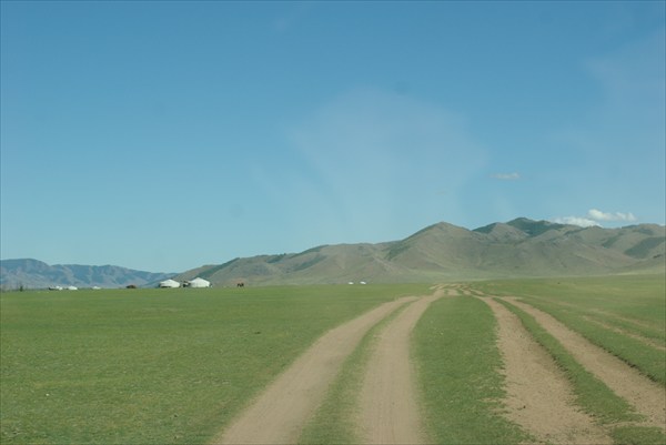 Типичный монгольский пейзаж
