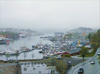 Вид на центр Кристиансунда