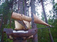 таинственный остров "творчества туристов"-озеро Воронье