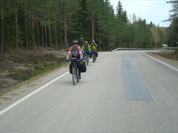 Велопитерская группа возвращается домой