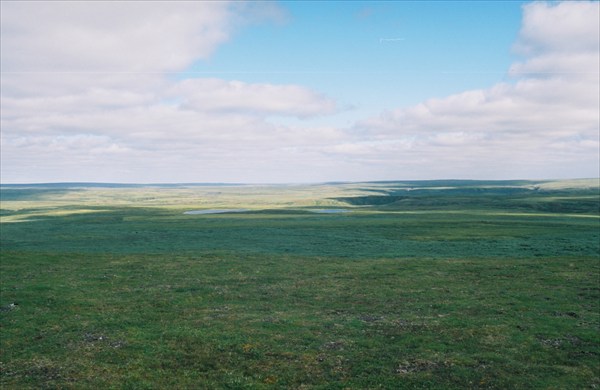 тундра под облаками