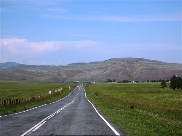 Дорога в Таштып.