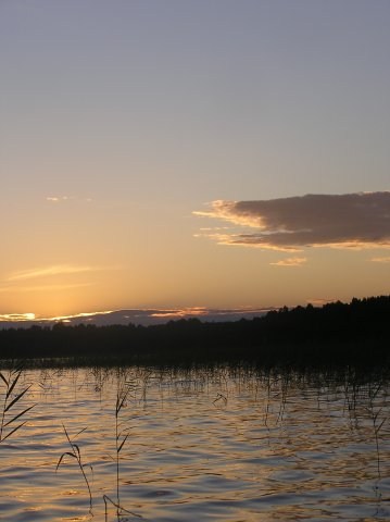на фото: Оренженское озеро