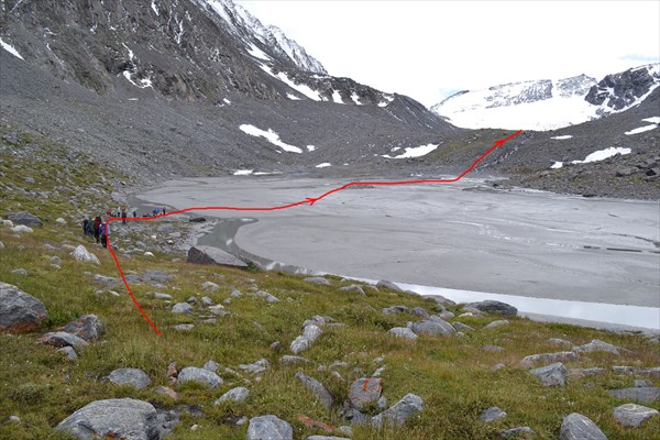 Через озеро