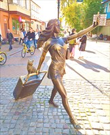 Куршская коса и Зеленоградск, бывший Кранц.