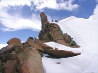 Конец траверса гребня