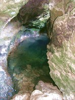 Входной сифон-пещера-источник Мчишта