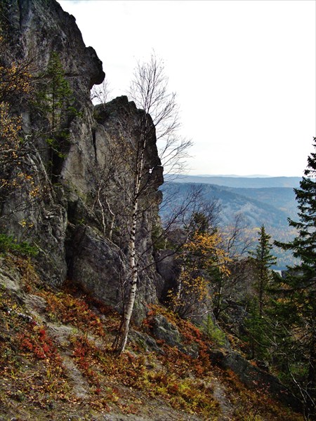 Скалы.