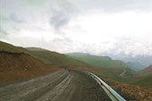 Спуск с перевала Шит-Джатмаз