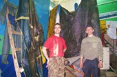 В Кедре. Сушим снарягу