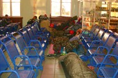 Начевка на вокзале
