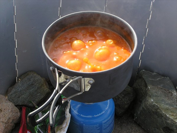 Народный норвежский томатный суп из пачки 