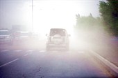 Пыльная буря в Кзылорде