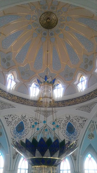 20170103_134841 Купол мечети изнутри