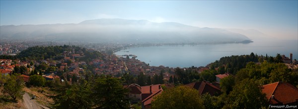 Охрид сверху