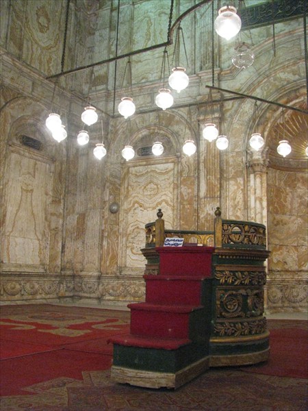 В мечети Мухаммеда Али