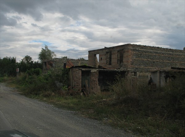 Разрушенные грузинские сёла в Ю.Осетии