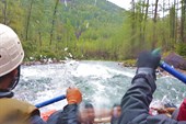 Пороги Тёма оценил в 3к.с. по этой воде (вода высокая)
