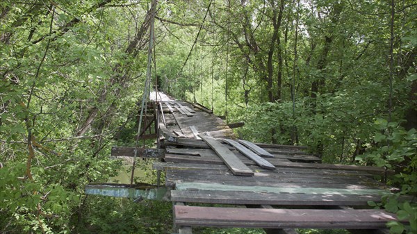 Старый мост через Казанку