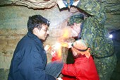 Тренировка топосъемки внутри каменоломен