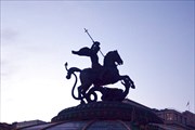 Георгий Победоносец на Манежной площади