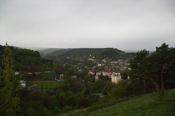 Вид с горы на Кисловодск