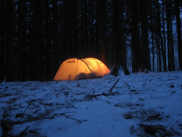 Одинокая палатка