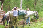 Сейчас ещё коврик привяжу и в путь