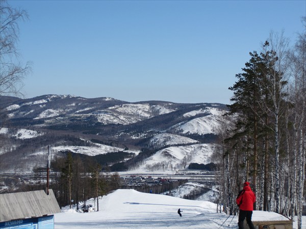 ГЛК Абзаково. На горе.