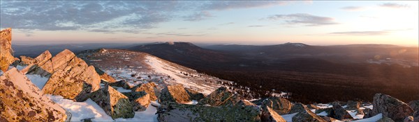 Панорама с горы Круглица.