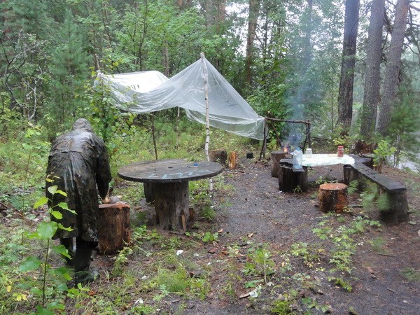 Дождь дневке не помеха.