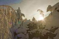 Зима на "столбах"-Скальный массив Каменный Город