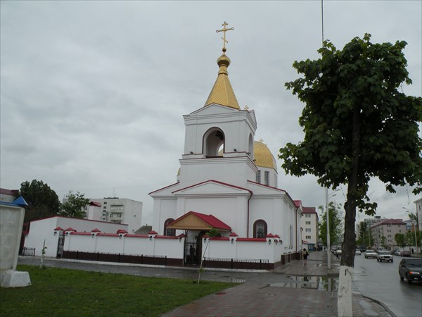 Воссозданный православный храм Архангела Михаила